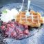 Fisch & Chips St. Peter-Ording Foto: Heiße Kirchen mit Waffeln Eis und Sahne
